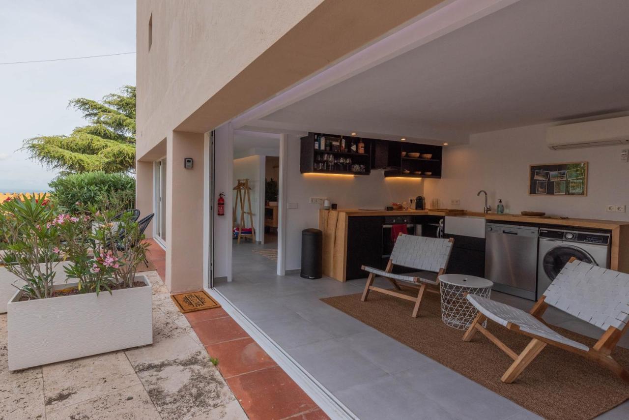 Romantic Modern Apartment Private Swimming Pool 5 Min Walk From Begur Centre Exterior foto