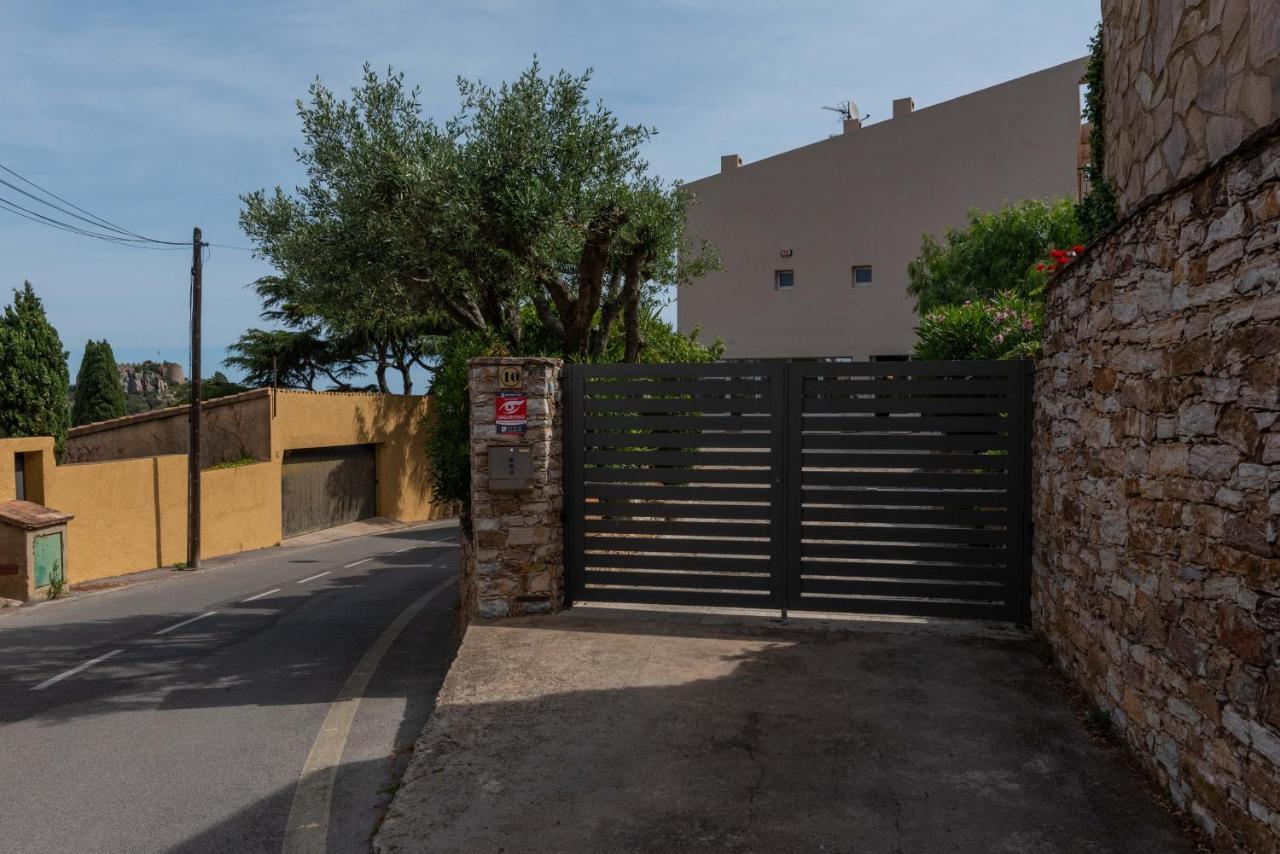 Romantic Modern Apartment Private Swimming Pool 5 Min Walk From Begur Centre Exterior foto