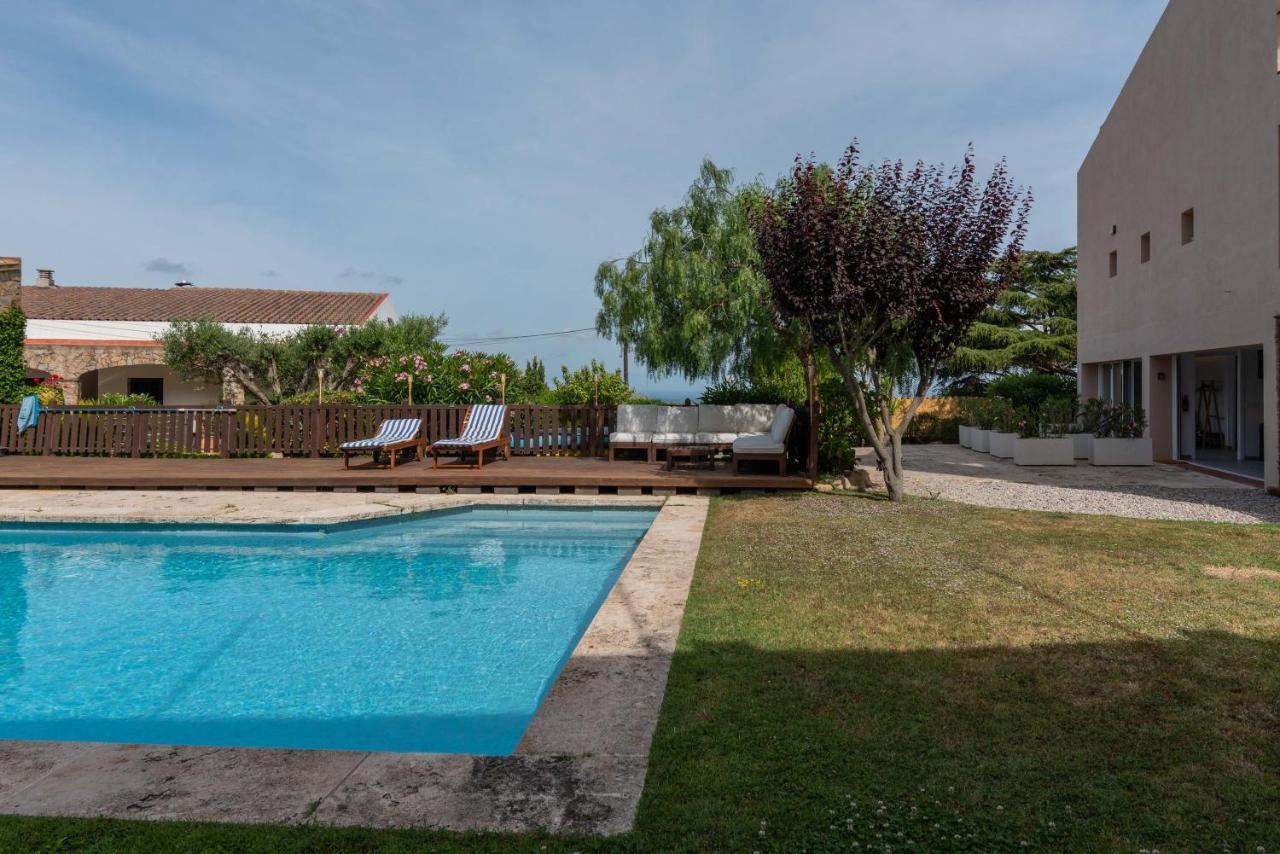 Romantic Modern Apartment Private Swimming Pool 5 Min Walk From Begur Centre Exterior foto